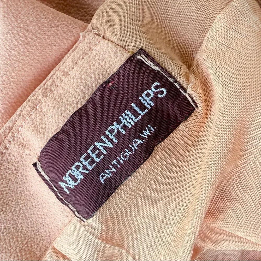 Noreen Phillips Couturiere Split Leg Beachy Wide Leg Pants w/ Lace Liner S - Picture 7 of 9